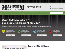 Tablet Screenshot of magnumdetox.com